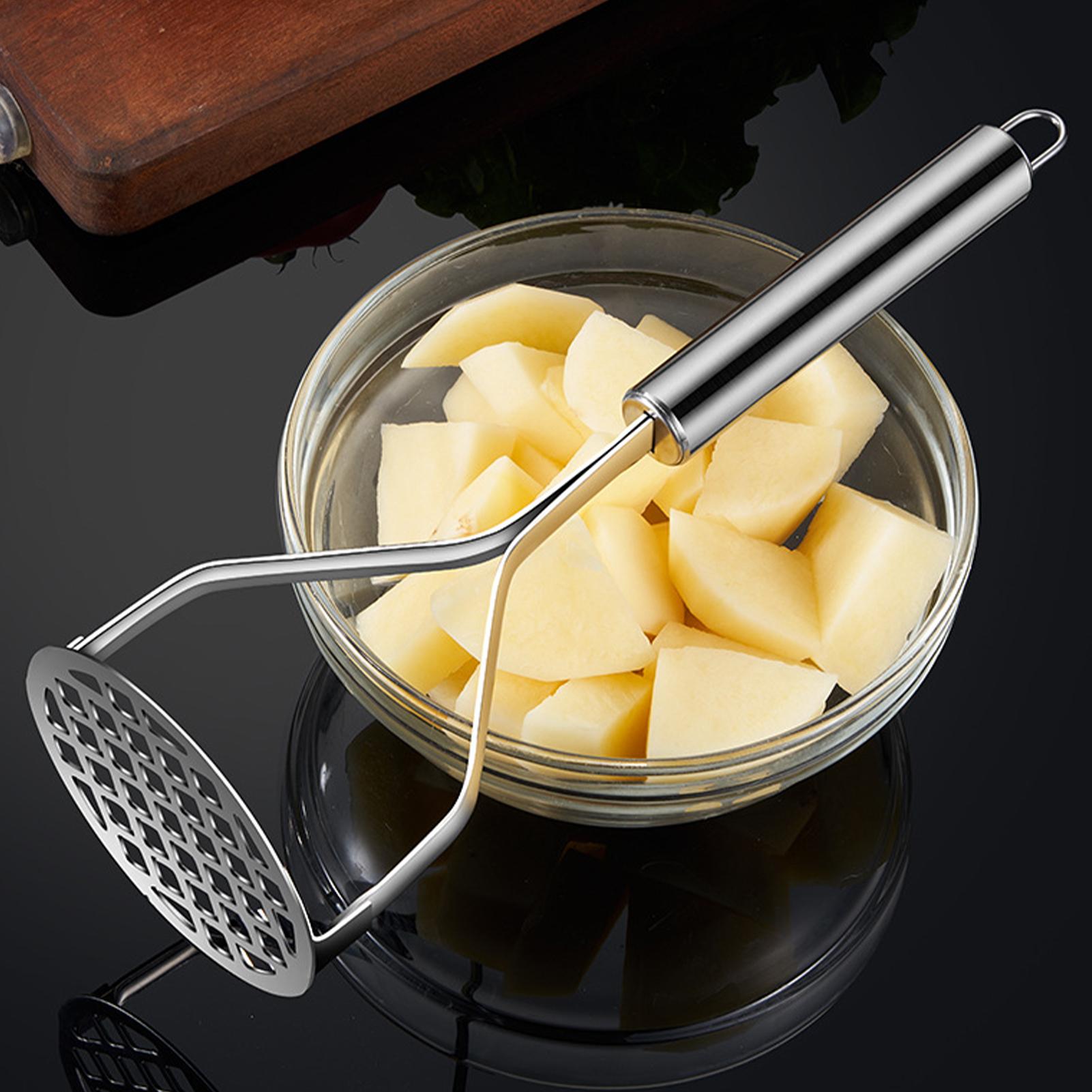 Potato Masher Ricer - Manual Stainless Steel Potato Masher Fruit