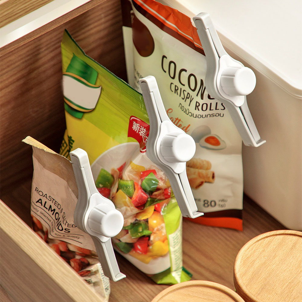 Kitchen Gadgets Latest - Food Bag Sealing Clips With Pour