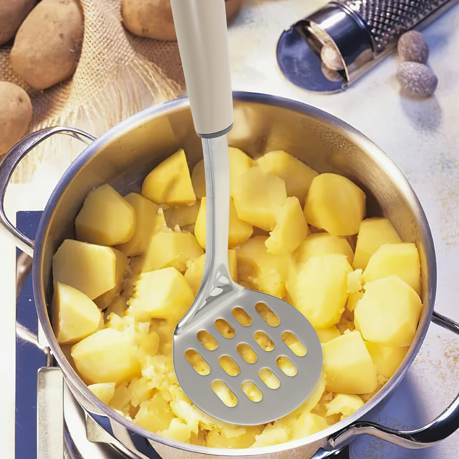 Stainless Steel Potato Masher  - Potato Masher Ricer ulasan dan harga