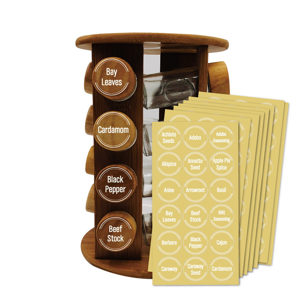 144pcs Spice Jar Labels Sticke - Kitchen Gadgets Name ulasan dan harga