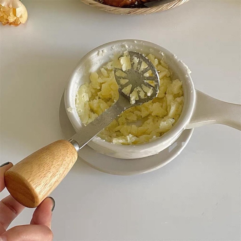 Household Wooden Handle Potato - Potato Masher Ricer ulasan dan harga