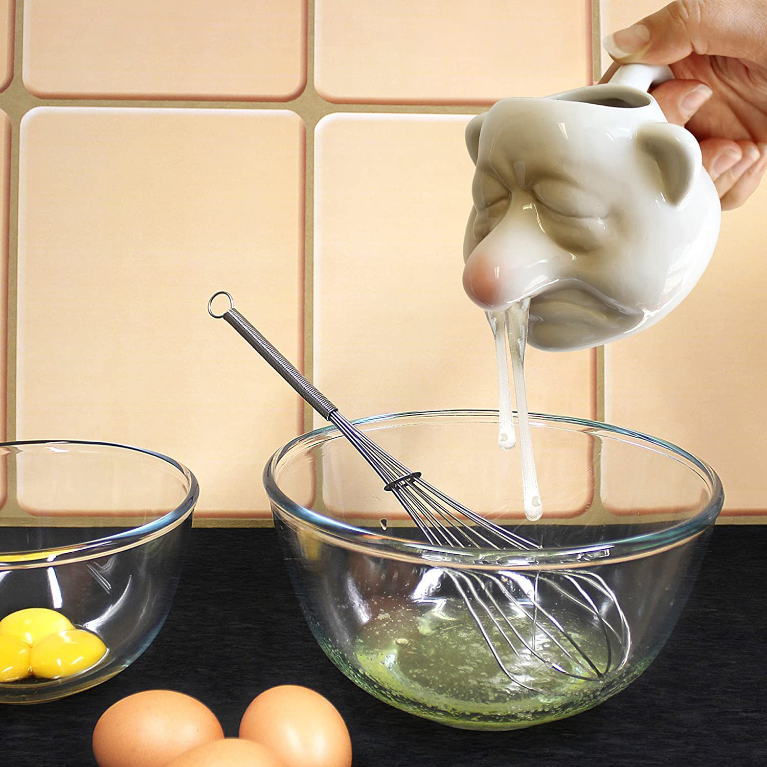 Funny Ceramic Egg Separator,Bi - Funny Kitchen Gadgets Gifts ulasan dan harga