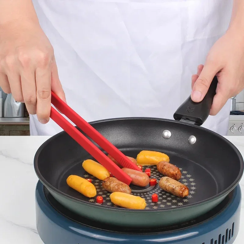 Salad Food Tongs Anti-slip Sil - Kitchen Gadgets For Chefs ulasan dan harga