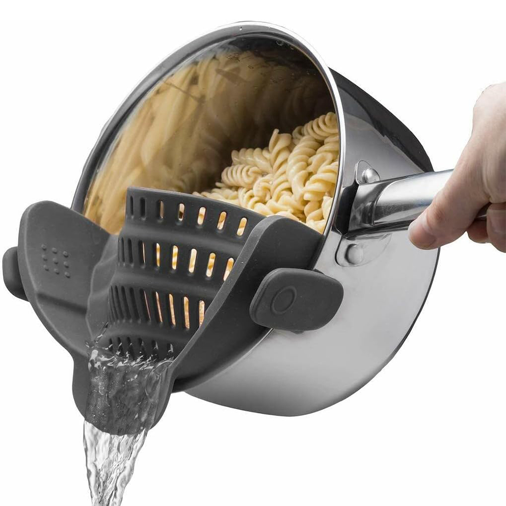 Silicone Kitchen Strainer Clip - Kitchen Gadgets Pasta ulasan dan harga